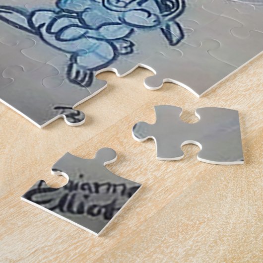 Klopfer-Skizze-Puzzlespiel Puzzle (Seite)