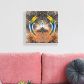 Klopfgeist aus dem Wald Leinwanddruck (Insitu (Wohnzimmer))
