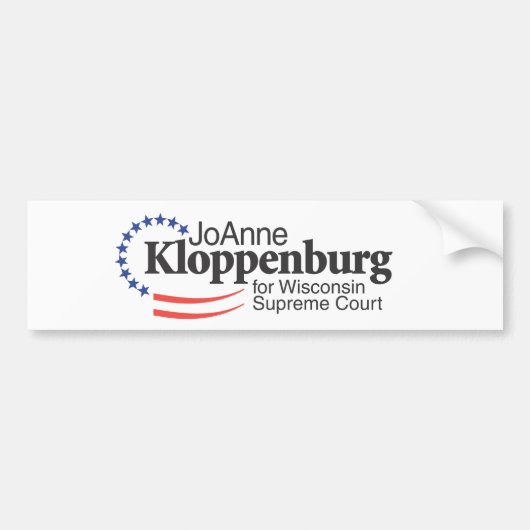 Kloppenburg für Wisconsin-Oberstes Gericht Autoaufkleber (Vorne)