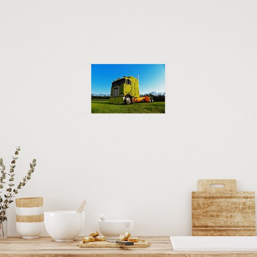 Kloppy's Kenworth K100 #2 Poster (Küche)