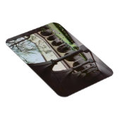 Kloster, 1442 wieder aufgebaut (Foto) Magnet (Rechte Seite)