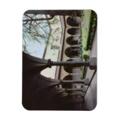 Kloster, 1442 wieder aufgebaut (Foto) Magnet (Vertikal)