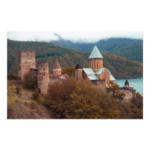 Kloster Ananuri Georgien Fotodruck