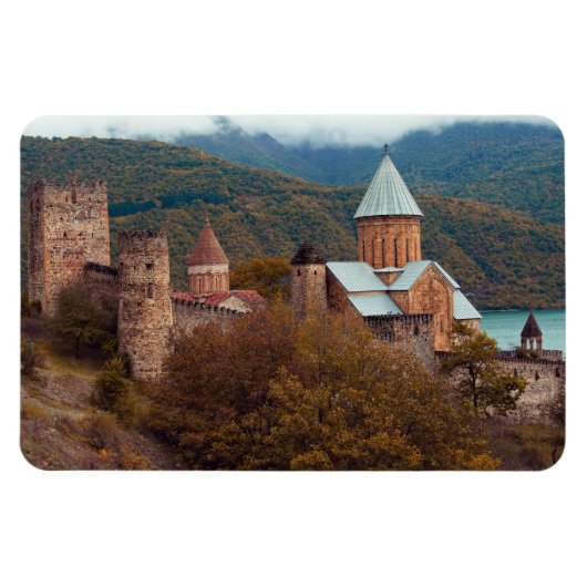 Kloster Ananuri Georgien Magnet (Horizontal)