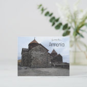 Kloster auf der Halbinsel Sewan Armenien Postkarte (Stehend Vorderseite)