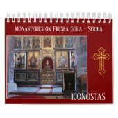 Klöster auf Fruska Gora iconostas serbia Kalender (Titelbild)