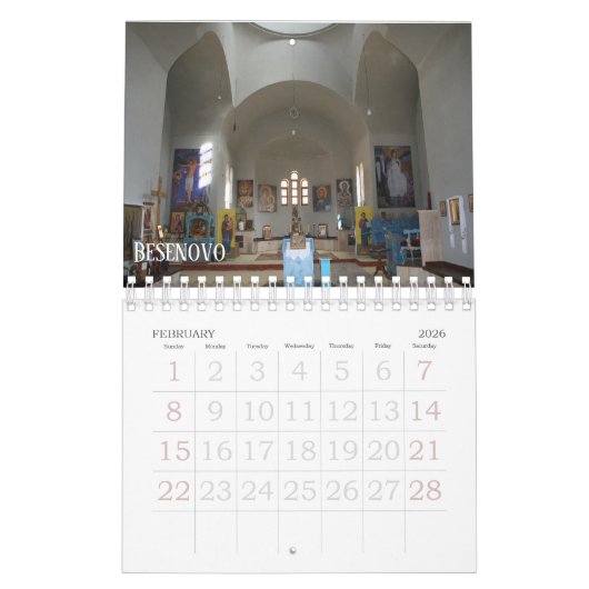 Klöster auf Fruska Gora iconostas serbia Kalender (Feb 2026)