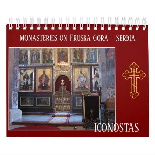 Klöster auf Fruska Gora iconostas serbia Kalender (Titelbild)