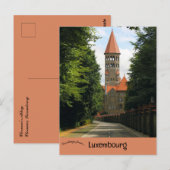 Kloster Clervaux Luxemburg Postkarte (Vorne/Hinten)
