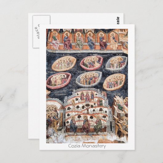 Kloster Cozia Postkarte (Vorne/Hinten)