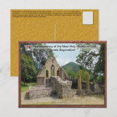 Kloster der Allerheiligsten Mutter Gottes Postkarte (Vorne/Hinten)
