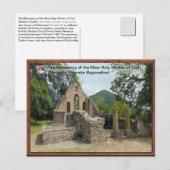 Kloster der heiligsten Mutter Gottes Feiertagspostkarte (Vorne/Hinten)