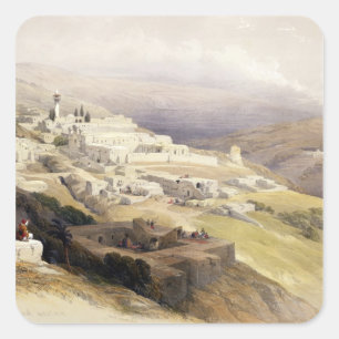 Kloster des Terra Santa, Nazareth Quadratischer Aufkleber