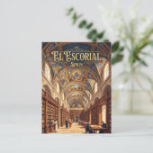 Kloster El Escorial Spanien Postkarte (Stehend Vorderseite)