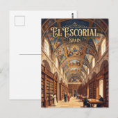 Kloster El Escorial Spanien Postkarte (Vorne/Hinten)