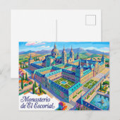 Kloster El Escorial Spanien Postkarte (Vorne/Hinten)