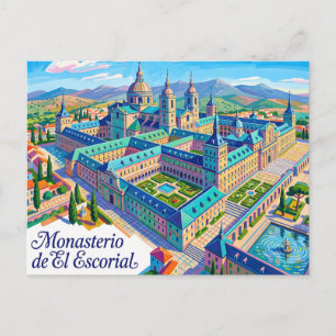 Kloster El Escorial Spanien Postkarte