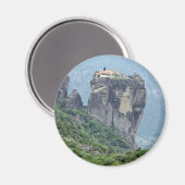Kloster in Meteora, Griechenland, Europa Magnet (Vorderseite/Rückseite)