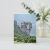 Kloster in Meteora, Griechenland, Europa Postkarte (Stehend Vorderseite)