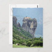 Kloster in Meteora, Griechenland, Europa Postkarte (Vorne/Hinten)