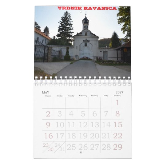 Klöster in Serbien Kalender (Mai 2027)
