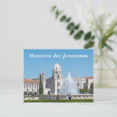 Kloster Jeronimos. Postkarte (Stehend Vorderseite)