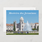 Kloster Jeronimos. Postkarte (Vorne/Hinten)