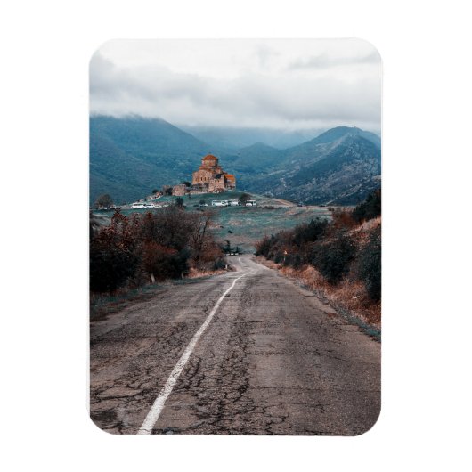 Kloster Jvari Georgia Magnet (Vertikal)
