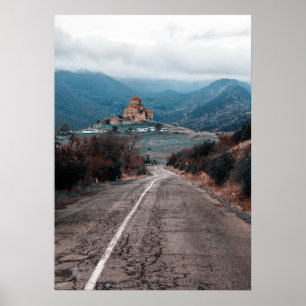 Kloster Jvari Georgia Poster