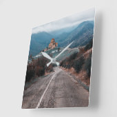 Kloster Jvari Georgia Quadratische Wanduhr (Winkel)