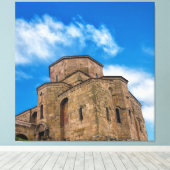 Kloster Jvary Georgia Leinwanddruck (Insitu (Holzboden))