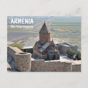 Kloster Khor Virap in Armenien Postkarte