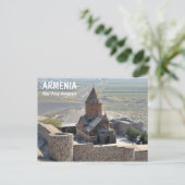 Kloster Khor Virap in Armenien Postkarte (Stehend Vorderseite)