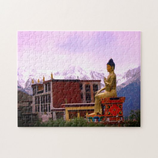 Kloster Likir & Sitting Buddha Maitreya /Ladakh Puzzle (Horizontal)
