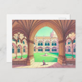 Kloster Lissabon Portugal Jerónimos Postkarte (Vorne/Hinten)
