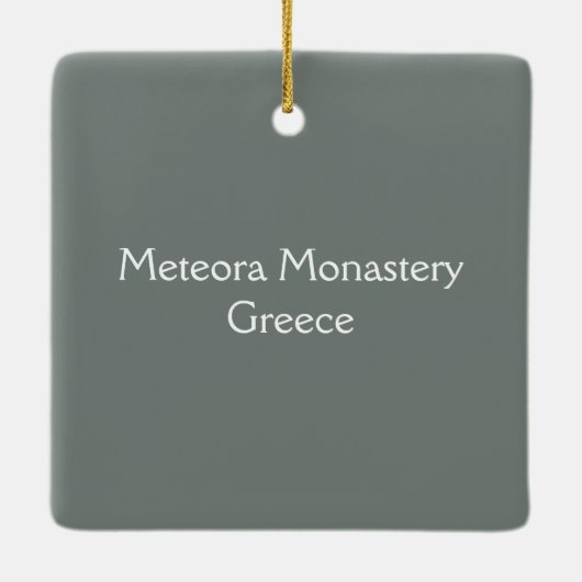 Kloster Meteora 2 Keramikornament (Rückseite)