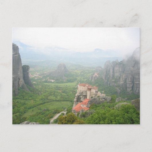 Kloster Meteora, Griechenland Postkarte (Vorderseite)