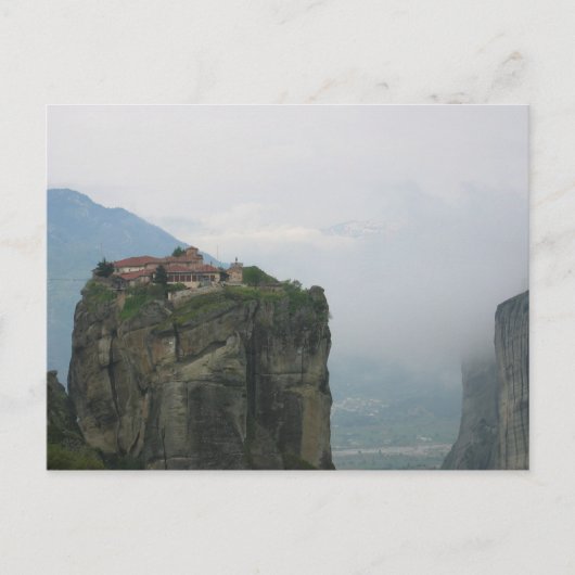 Kloster Meteora, Griechenland Postkarte (Vorderseite)