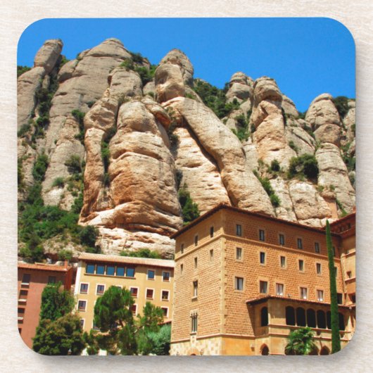 Kloster Montserrat, Katalonien, Spanien Getränkeuntersetzer (Vorderseite)