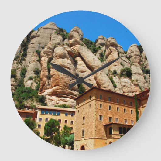 Kloster Montserrat, Katalonien, Spanien Große Wanduhr (Vorderseite)