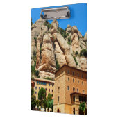 Kloster Montserrat, Katalonien, Spanien Klemmbrett (Links)
