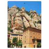 Kloster Montserrat, Katalonien, Spanien Klemmbrett (Rückseite)