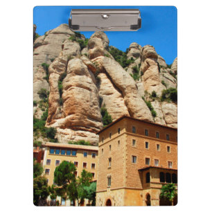 Kloster Montserrat, Katalonien, Spanien Klemmbrett