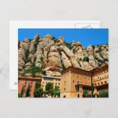 Kloster Montserrat, Katalonien, Spanien Postkarte (Vorne/Hinten)
