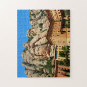 Kloster Montserrat, Katalonien, Spanien Puzzle (Vertikal)