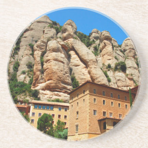 Kloster Montserrat, Katalonien, Spanien Sandstein Untersetzer