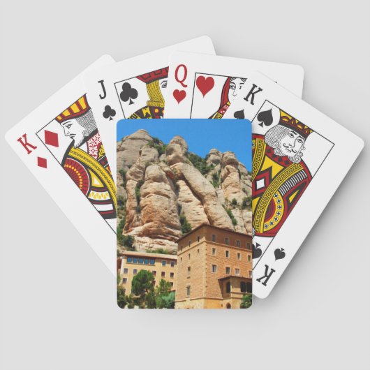 Kloster Montserrat, Katalonien, Spanien Spielkarten (Rückseite)