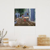 Kloster Mykonos Poster (Küche)