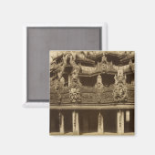 Kloster oder Pagoda, Details, wahrscheinlich Manda Magnet (Vorderseite/Rückseite)