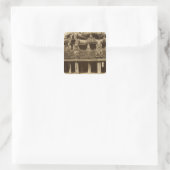 Kloster oder Pagoda, Details, wahrscheinlich Manda Quadratischer Aufkleber (Tasche)